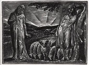 Thenot Remonstrates with Colinet, illustration from Dr. Thornton